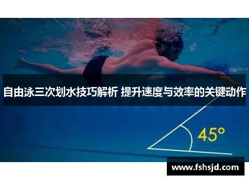 自由泳三次划水技巧解析 提升速度与效率的关键动作